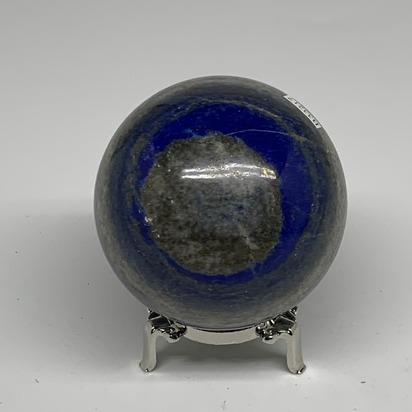 1.68 lbs, 3.1" (78mm), Lapis Lazuli Sphere Ball Gemstone @Afghanistan, B33217
