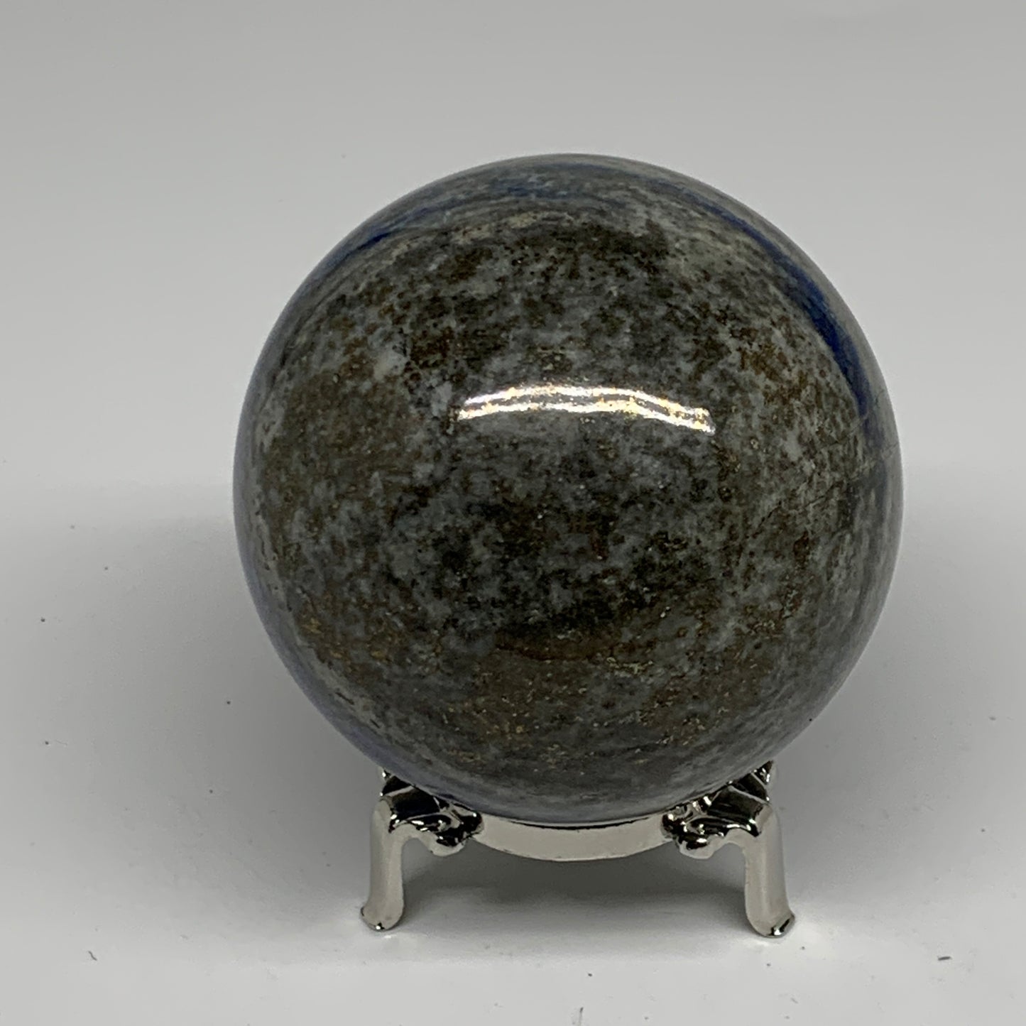 1.68 lbs, 3.1" (78mm), Lapis Lazuli Sphere Ball Gemstone @Afghanistan, B33217