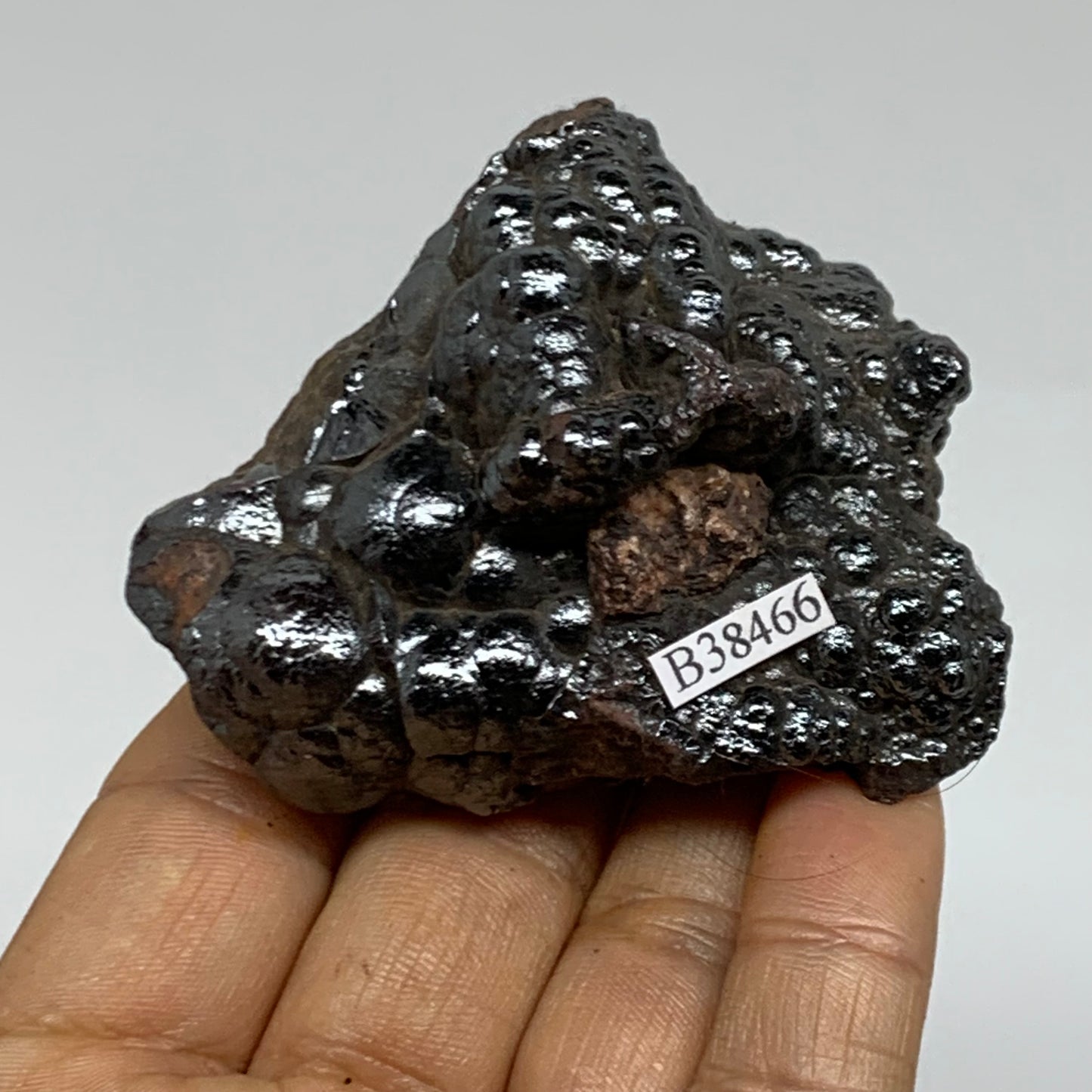 207.4g, 2.6"x2.4"x1.4", Rough Hematite Botryoidal Mineral Crystal, B38466