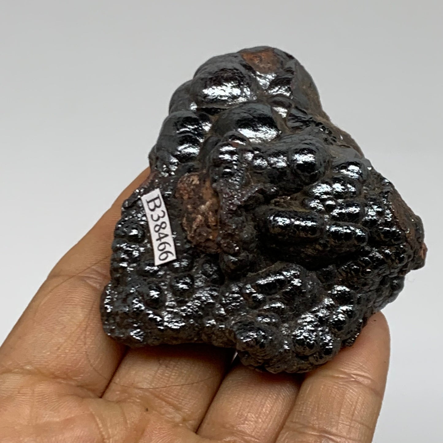 207.4g, 2.6"x2.4"x1.4", Rough Hematite Botryoidal Mineral Crystal, B38466