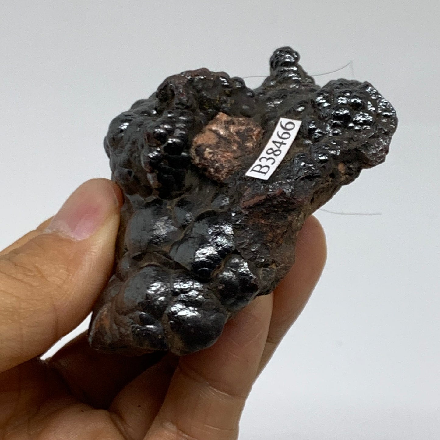 207.4g, 2.6"x2.4"x1.4", Rough Hematite Botryoidal Mineral Crystal, B38466