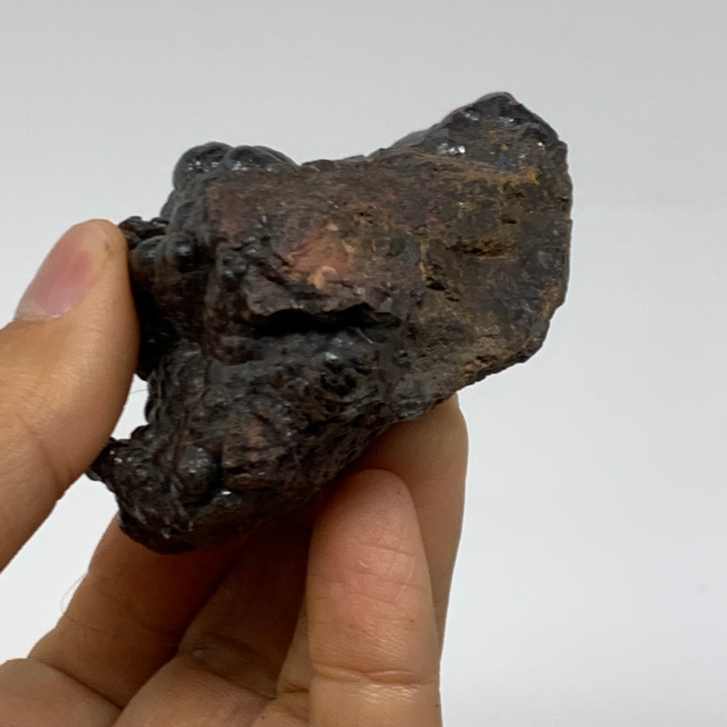 207.4g, 2.6"x2.4"x1.4", Rough Hematite Botryoidal Mineral Crystal, B38466