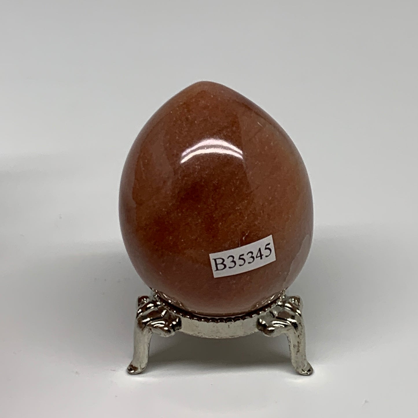 126.2g, 2.1"x1.7", Natural Red Aventurine Egg Polished Gemstone, B35345