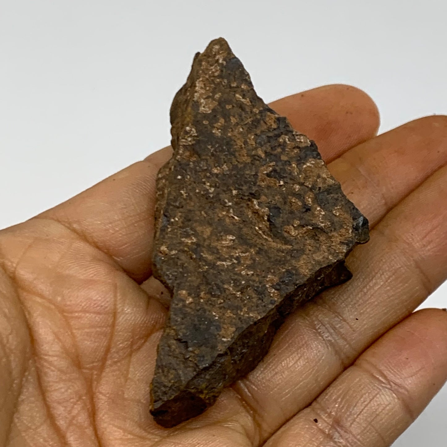 73.6g, 2.7"x1.4"x0.7", Rough Hematite Botryoidal Mineral Crystal, B38468