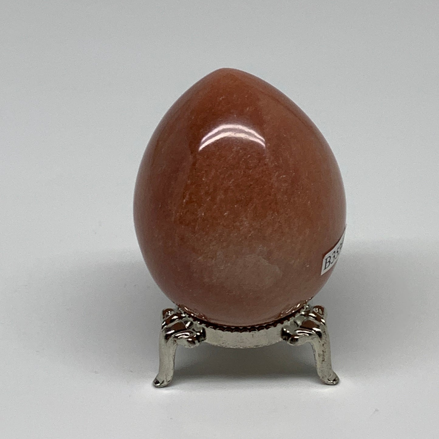 165.1g, 2.3"x1.8", Natural Red Aventurine Egg Polished Gemstone, B35346
