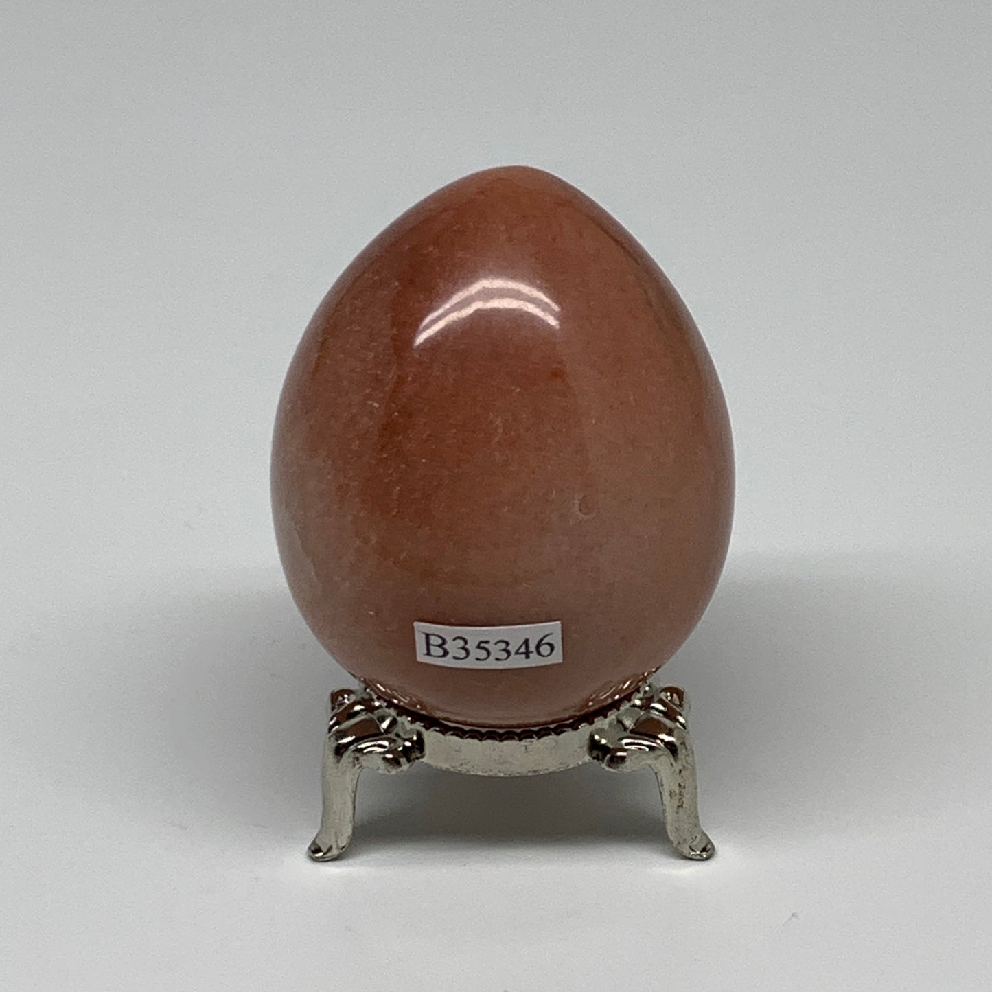 165.1g, 2.3"x1.8", Natural Red Aventurine Egg Polished Gemstone, B35346