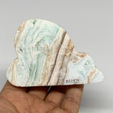 164.7g, 3.5"x2.4"x0.6", Natural Caribbean Calcite Cloud Crystal @Afghanistan, B3