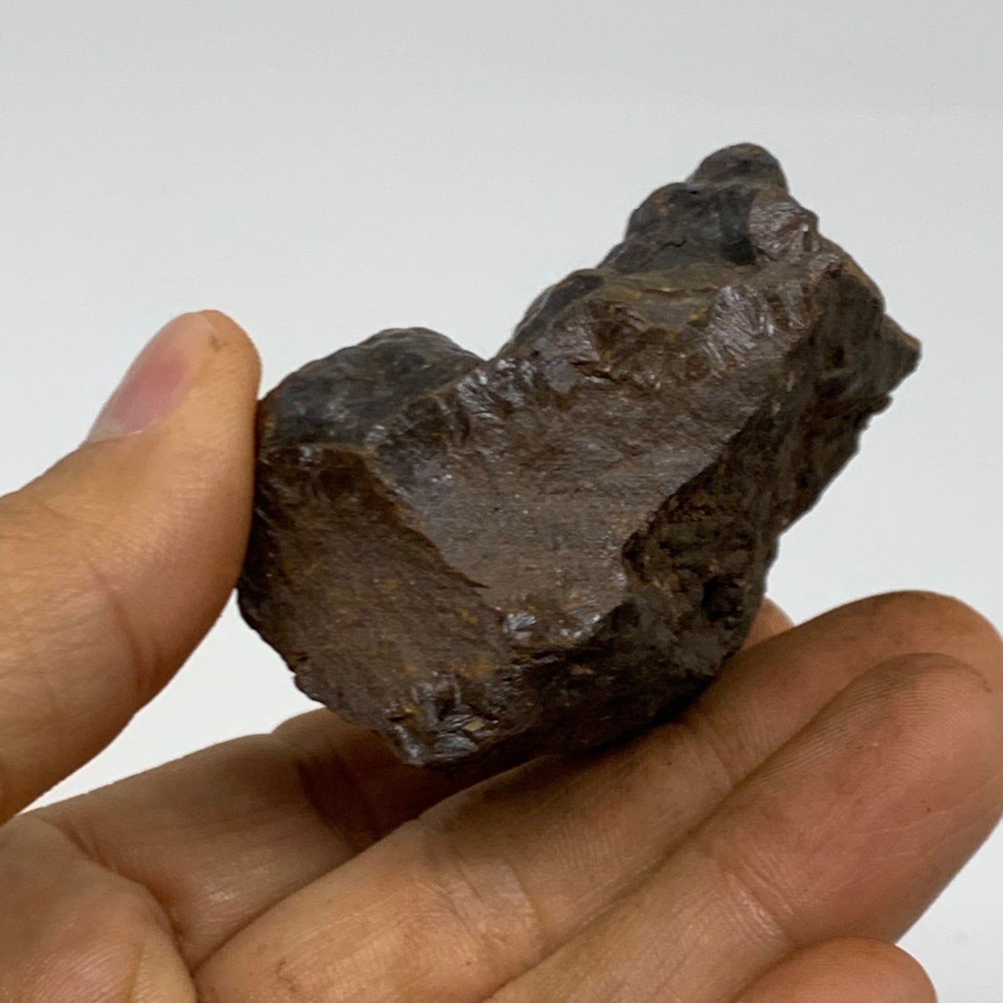 121.2g, 2.1"x2"x1.3", Rough Hematite Botryoidal Mineral Crystal, B38469