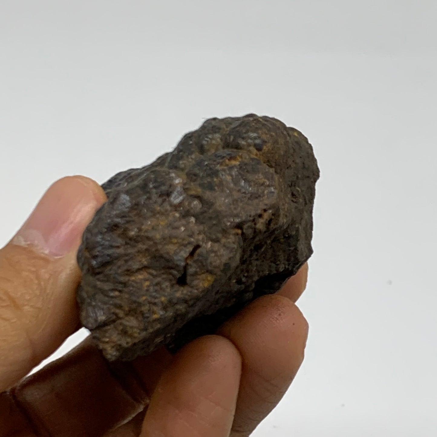 121.2g, 2.1"x2"x1.3", Rough Hematite Botryoidal Mineral Crystal, B38469