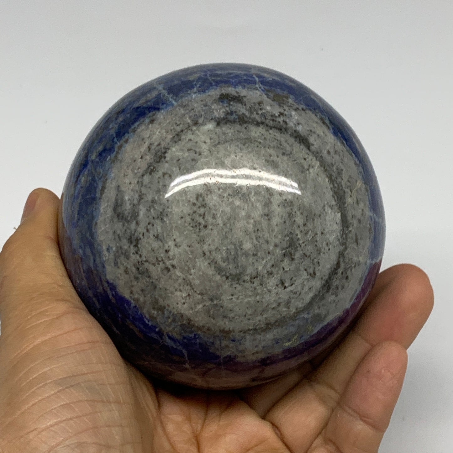 2.4 lbs, 3.5" (87mm), Lapis Lazuli Sphere Ball Gemstone @Afghanistan, B33220