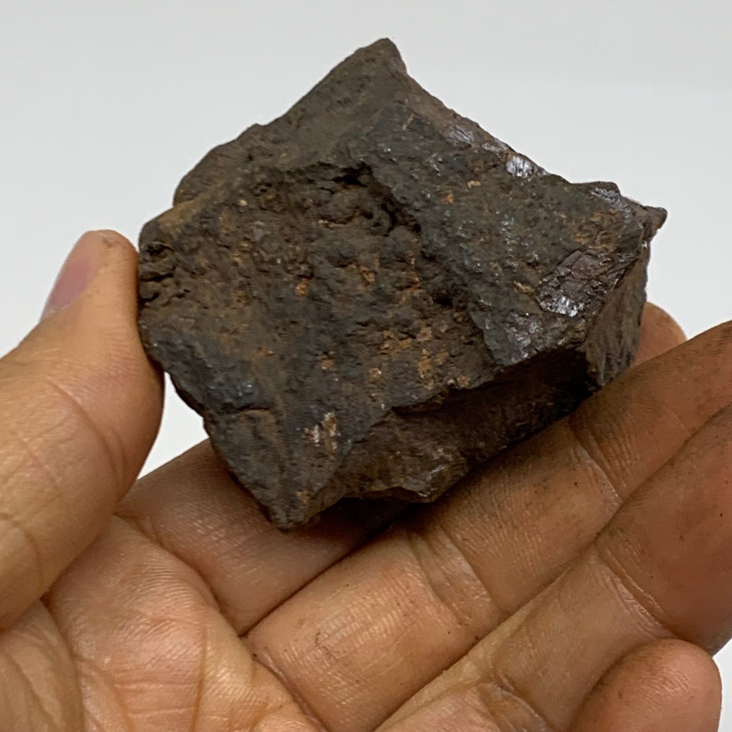 121.2g, 2.1"x2"x1.3", Rough Hematite Botryoidal Mineral Crystal, B38469