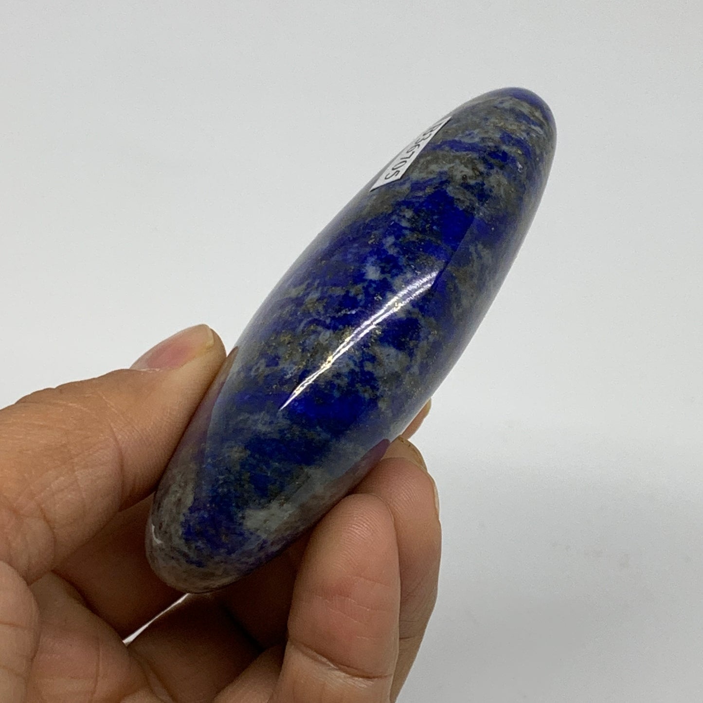 186.1g, 3.3"x2.1"x1", Natural Lapis Lazuli Palm Stone @Afghanistan, B36705