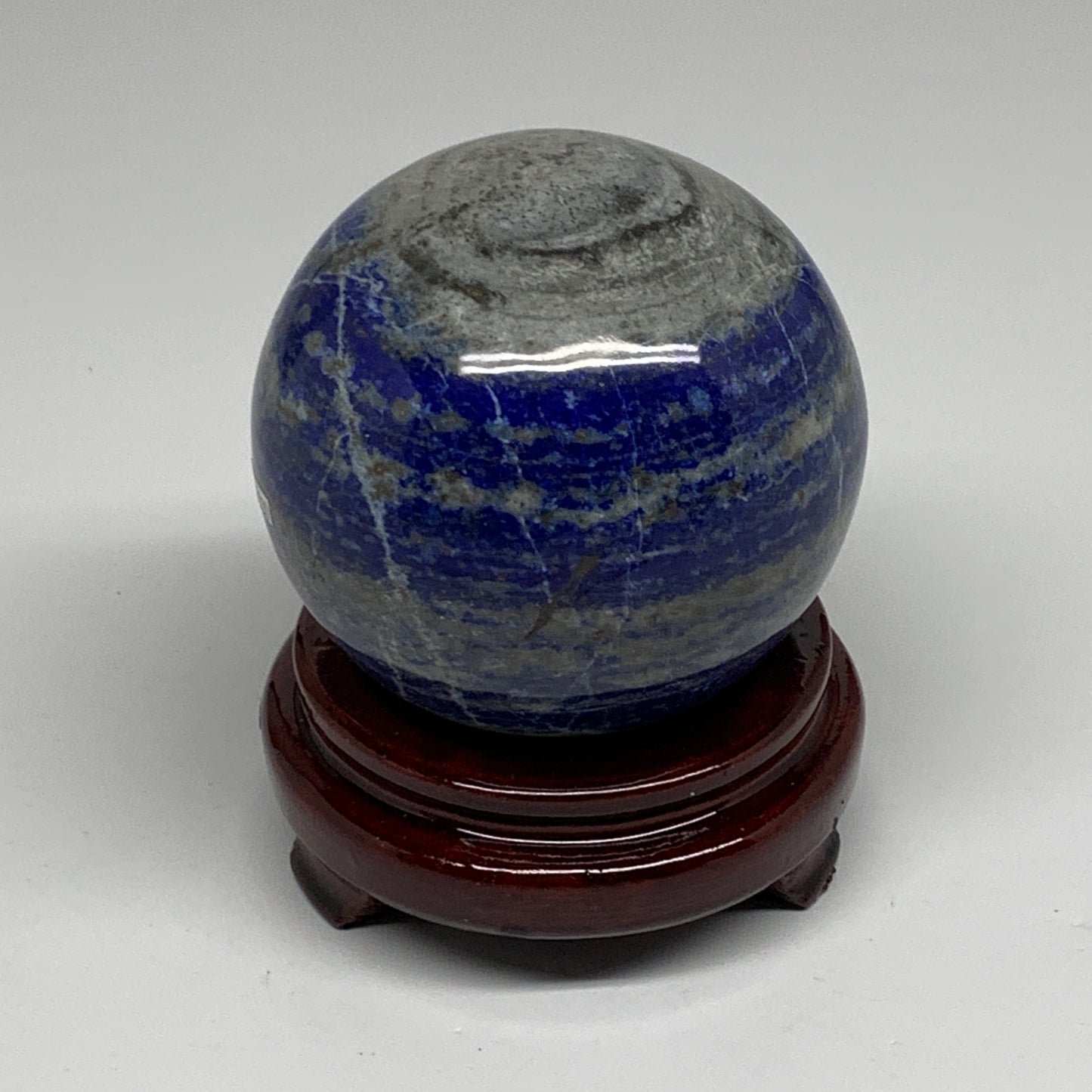2.4 lbs, 3.5" (87mm), Lapis Lazuli Sphere Ball Gemstone @Afghanistan, B33220