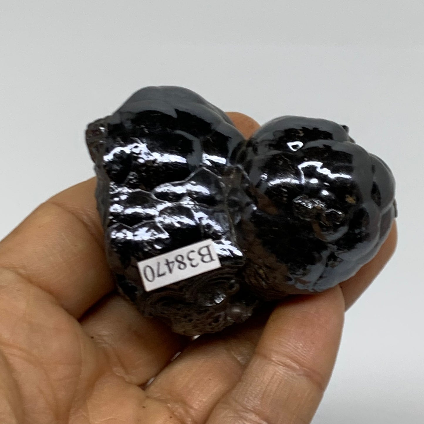 139.9g, 2.1"x1.8"x1.1", Rough Hematite Botryoidal Mineral Crystal, B38470