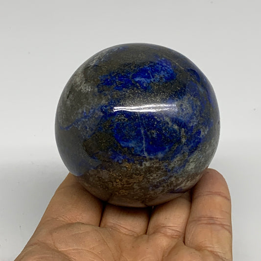 0.87 lbs, 2.5" (62mm), Lapis Lazuli Sphere Ball Gemstone @Afghanistan, B33221