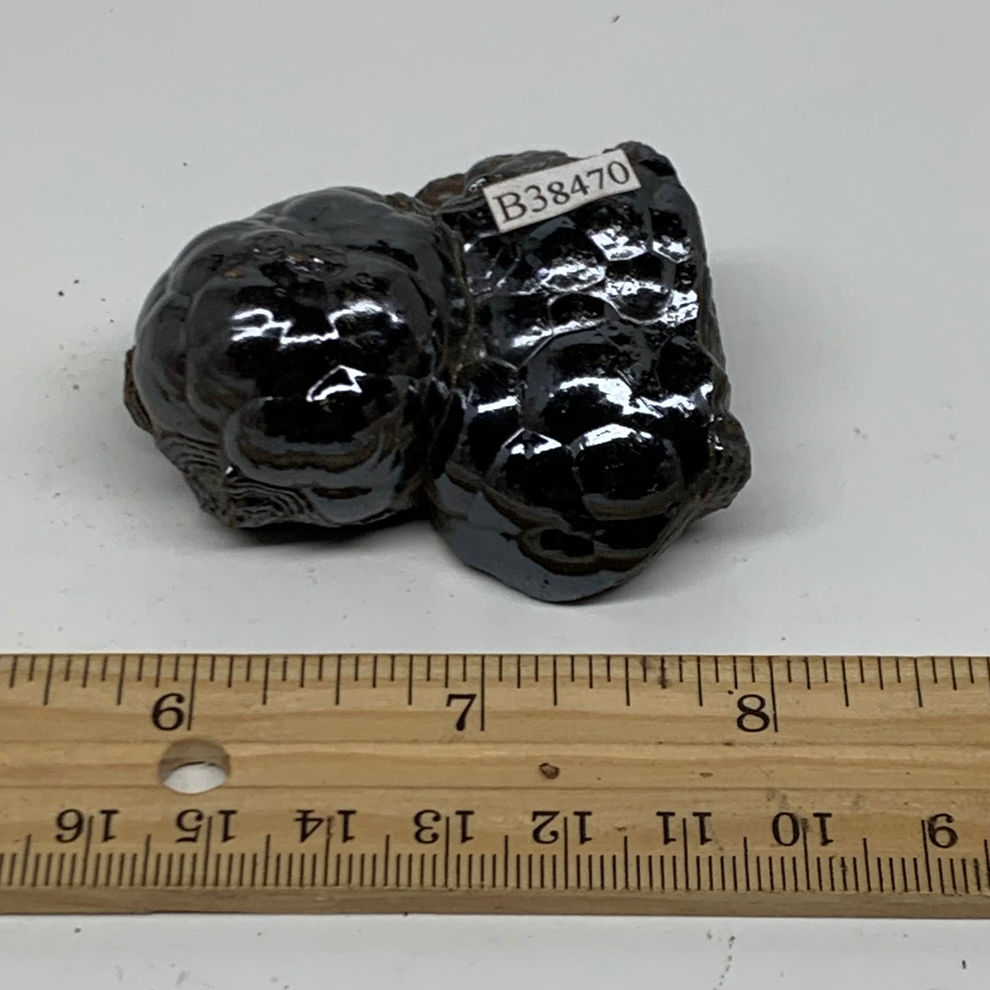 139.9g, 2.1"x1.8"x1.1", Rough Hematite Botryoidal Mineral Crystal, B38470