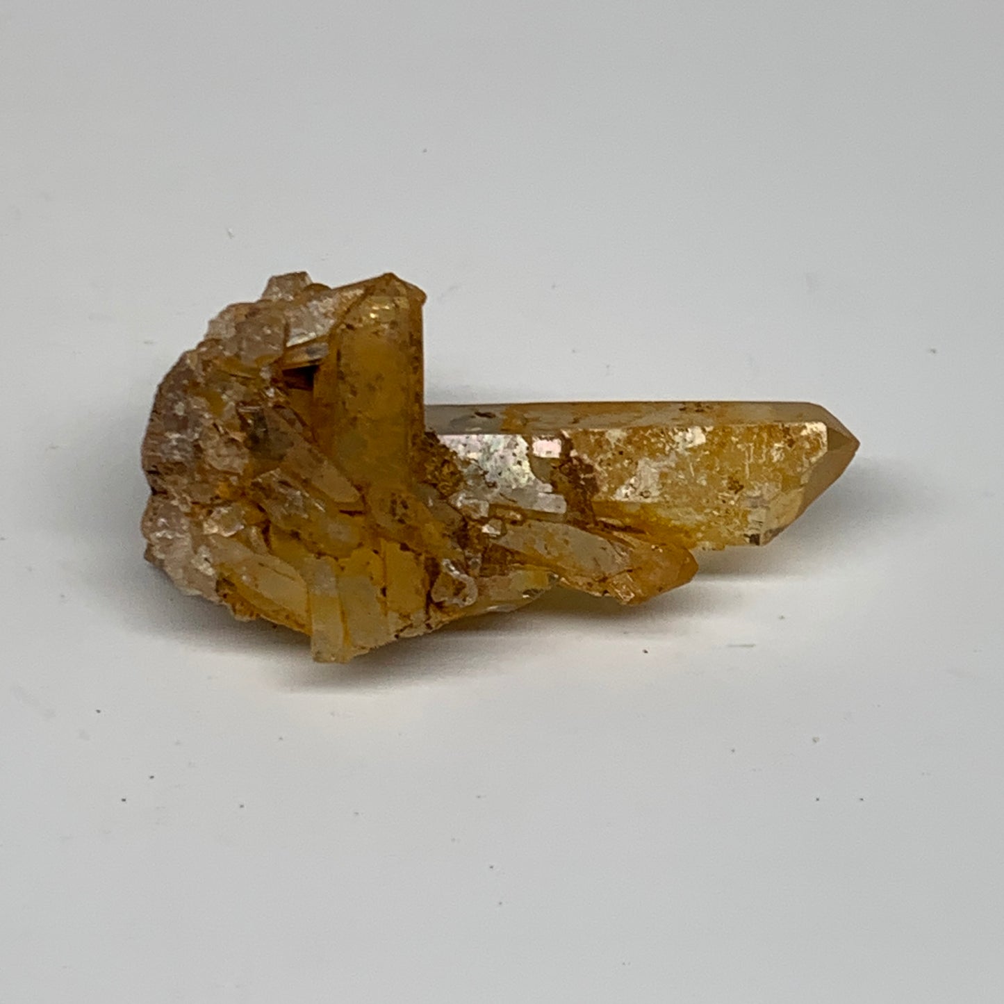 33.7g, 2.4"x1.4"x1", Orange Quartz Cluster Crystal Terminated @Brazil, B28930