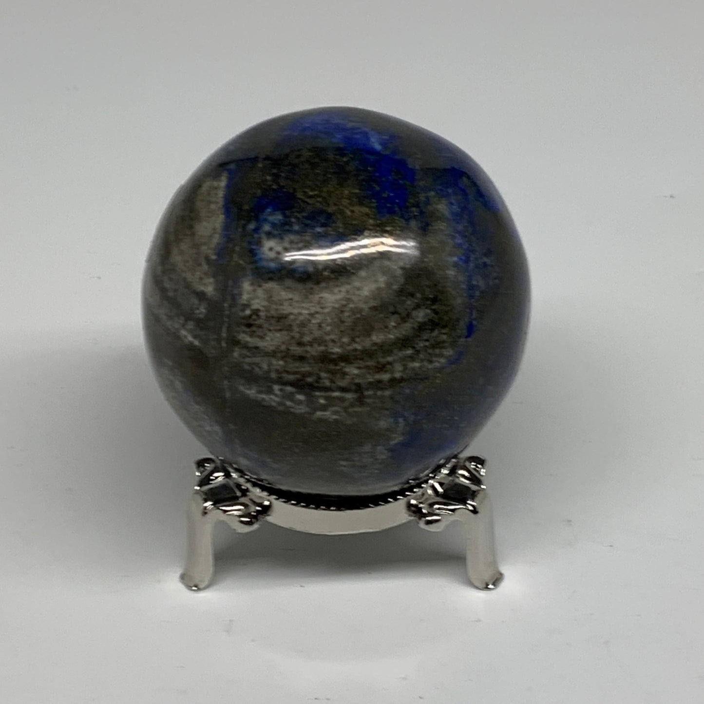 0.87 lbs, 2.5" (62mm), Lapis Lazuli Sphere Ball Gemstone @Afghanistan, B33221