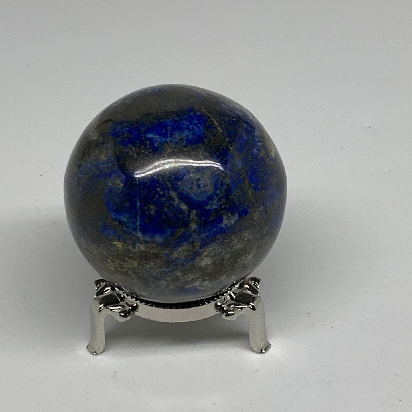 0.87 lbs, 2.5" (62mm), Lapis Lazuli Sphere Ball Gemstone @Afghanistan, B33221