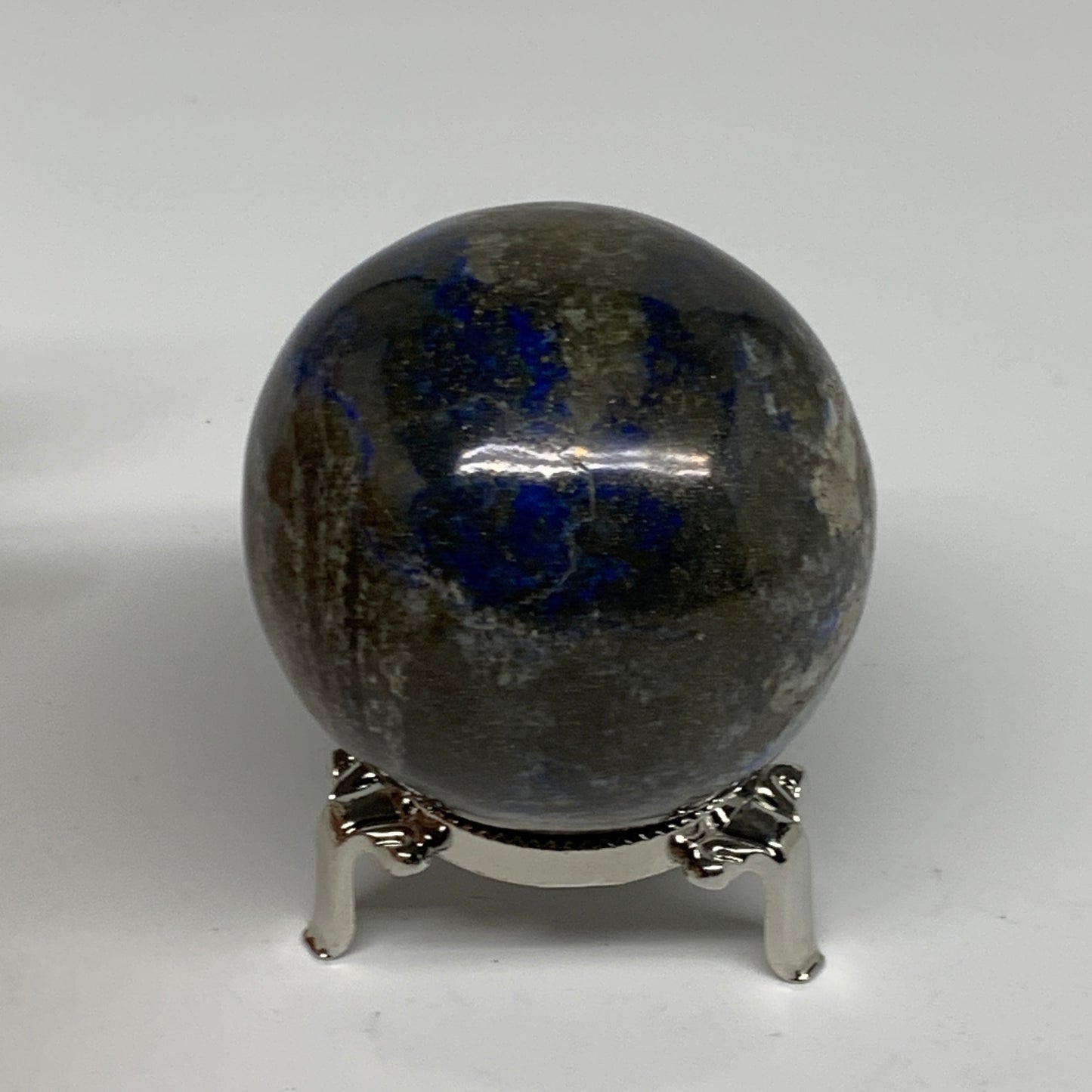 0.87 lbs, 2.5" (62mm), Lapis Lazuli Sphere Ball Gemstone @Afghanistan, B33221