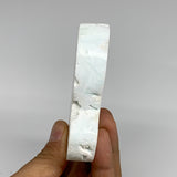 254.7g, 3.7"x3.2"x0.6", Natural Caribbean Calcite Cloud Crystal @Afghanistan, B3