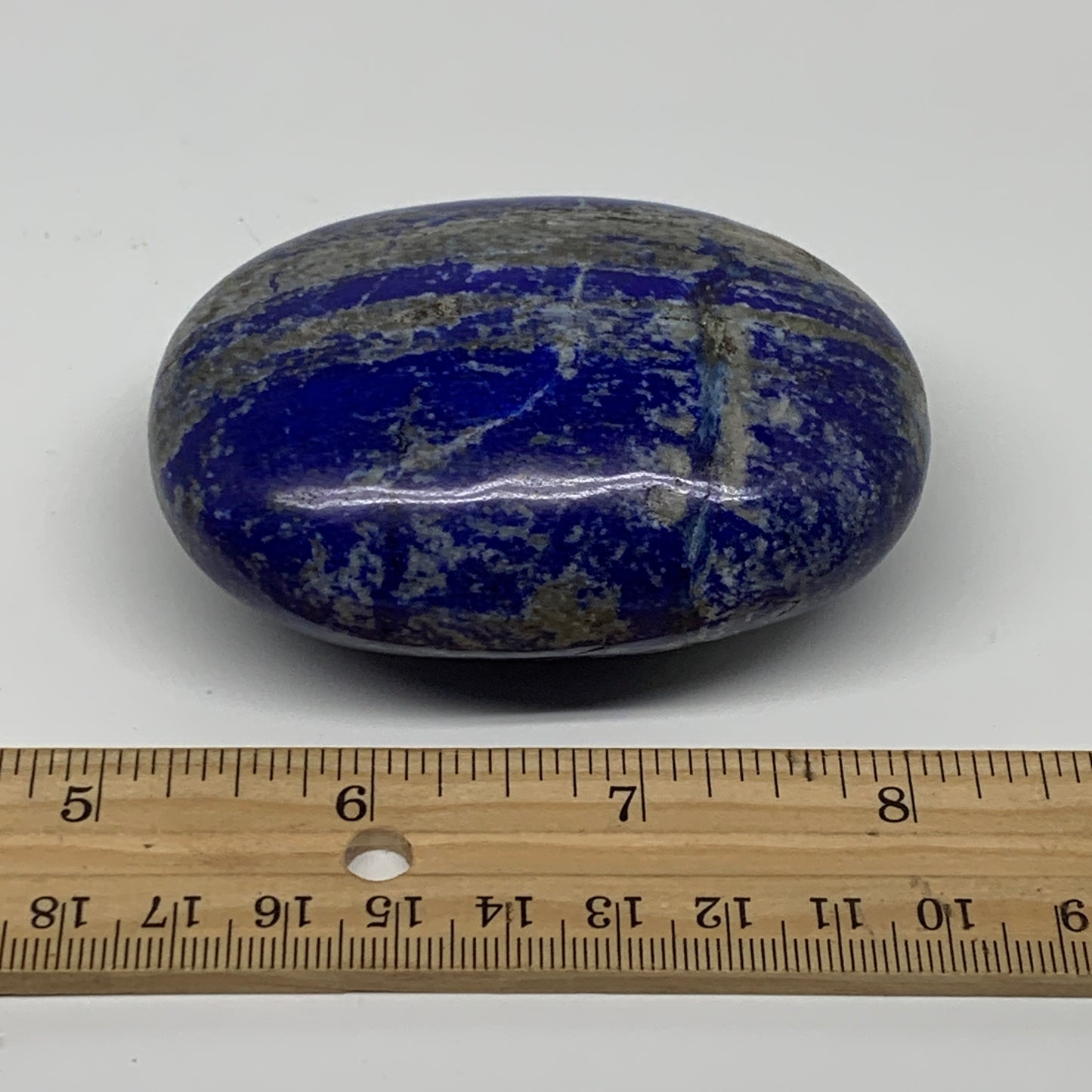 241.3g, 3"x2.2"x1.3", Natural Lapis Lazuli Palm Stone @Afghanistan, B36707