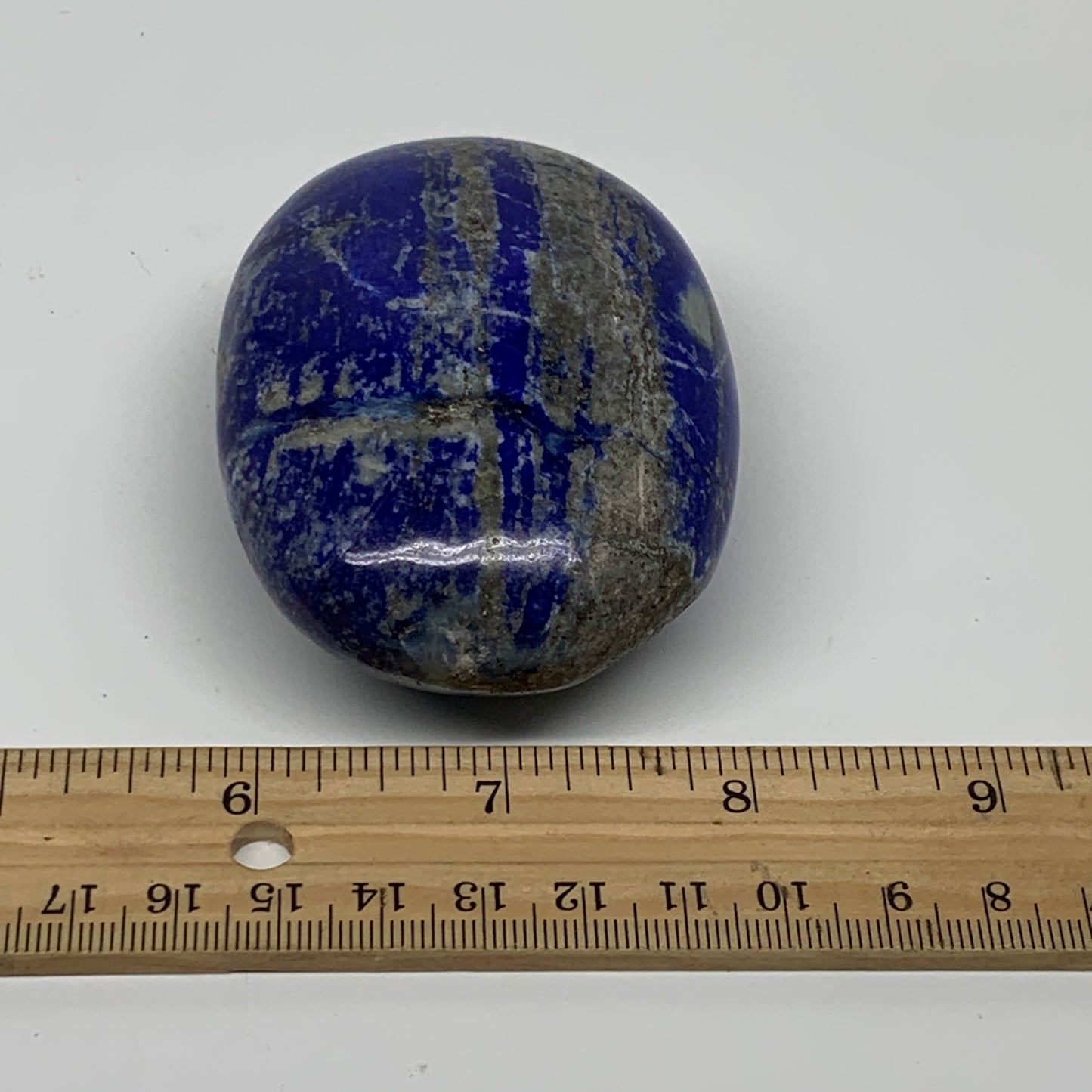 241.3g, 3"x2.2"x1.3", Natural Lapis Lazuli Palm Stone @Afghanistan, B36707