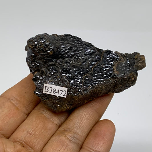 99.9g, 2.6"x1.5"x1.2", Rough Hematite Botryoidal Mineral Crystal, B38472