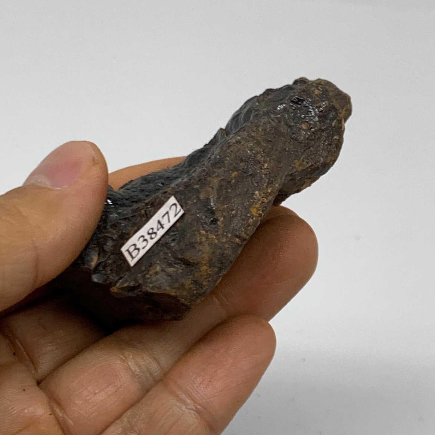 99.9g, 2.6"x1.5"x1.2", Rough Hematite Botryoidal Mineral Crystal, B38472