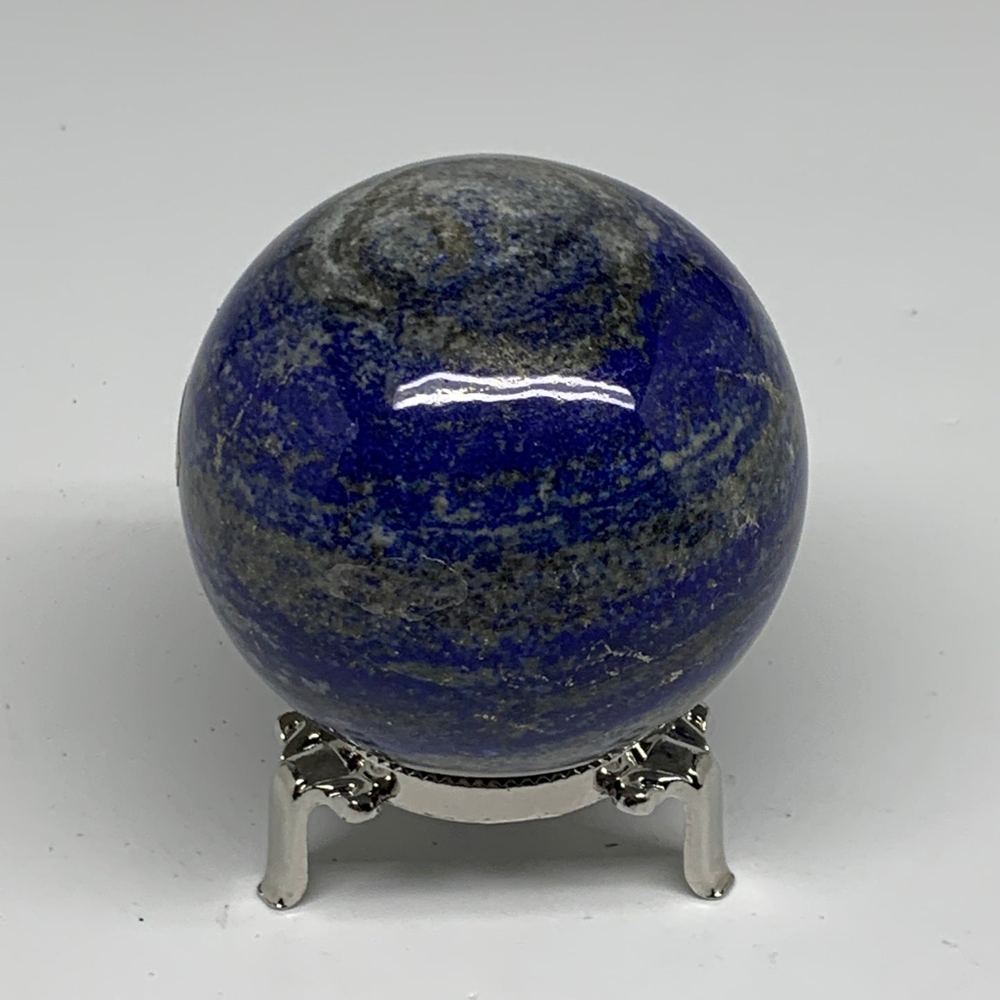 1.09 lbs, 2.7" (67mm), Lapis Lazuli Sphere Ball Gemstone @Afghanistan, B33222