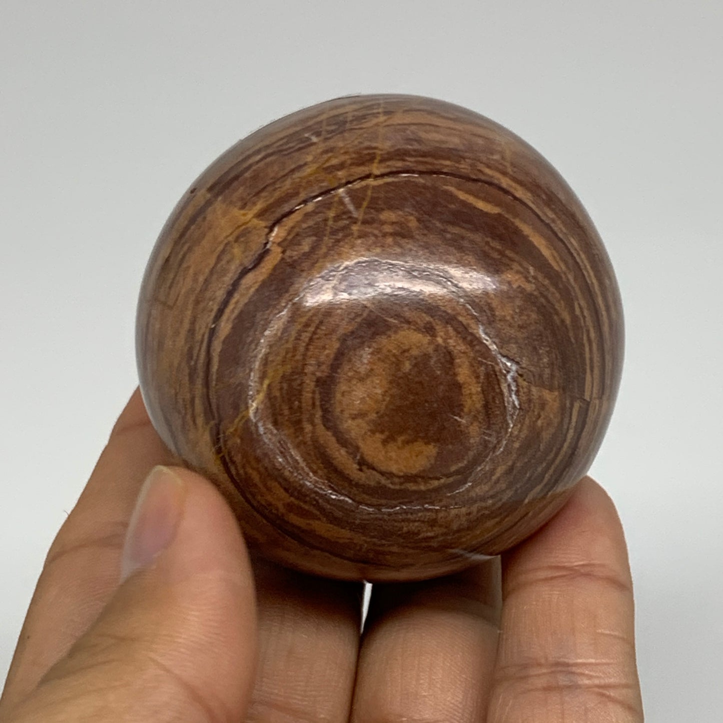 233.9g, 2.1"(54mm) Snakeskin Jasper Sphere Gemstone,Healing Crystal, B35350