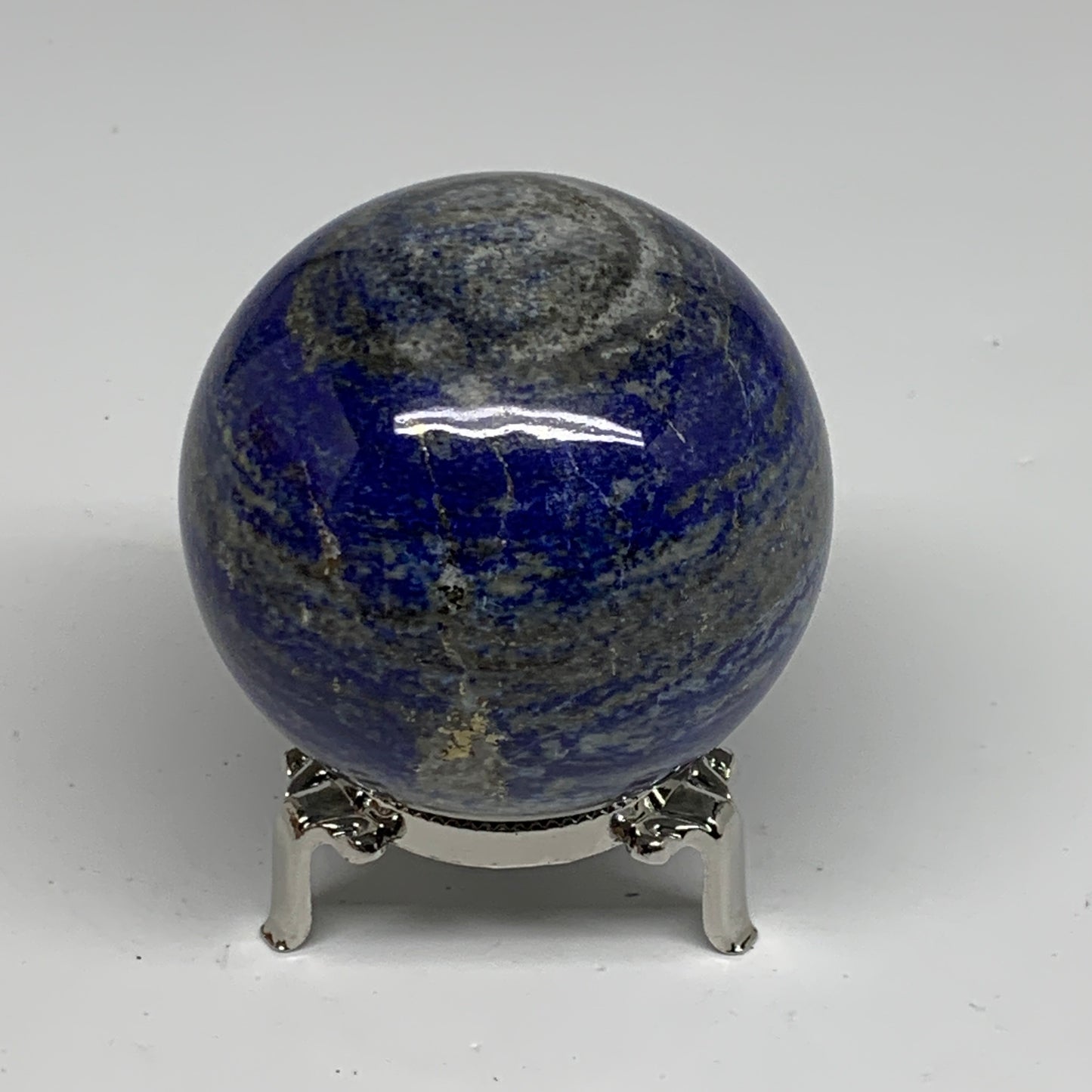 1.09 lbs, 2.7" (67mm), Lapis Lazuli Sphere Ball Gemstone @Afghanistan, B33222