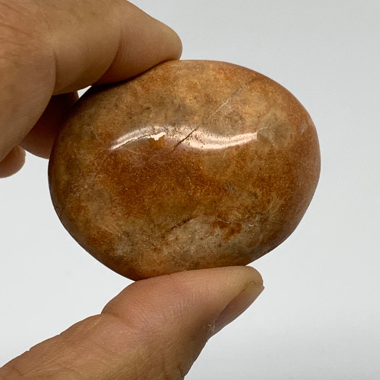 192.6g, 1.8"-1.9", 3pcs, Red Carnelian Palm-Stone Gem Crystal Polished, B37614