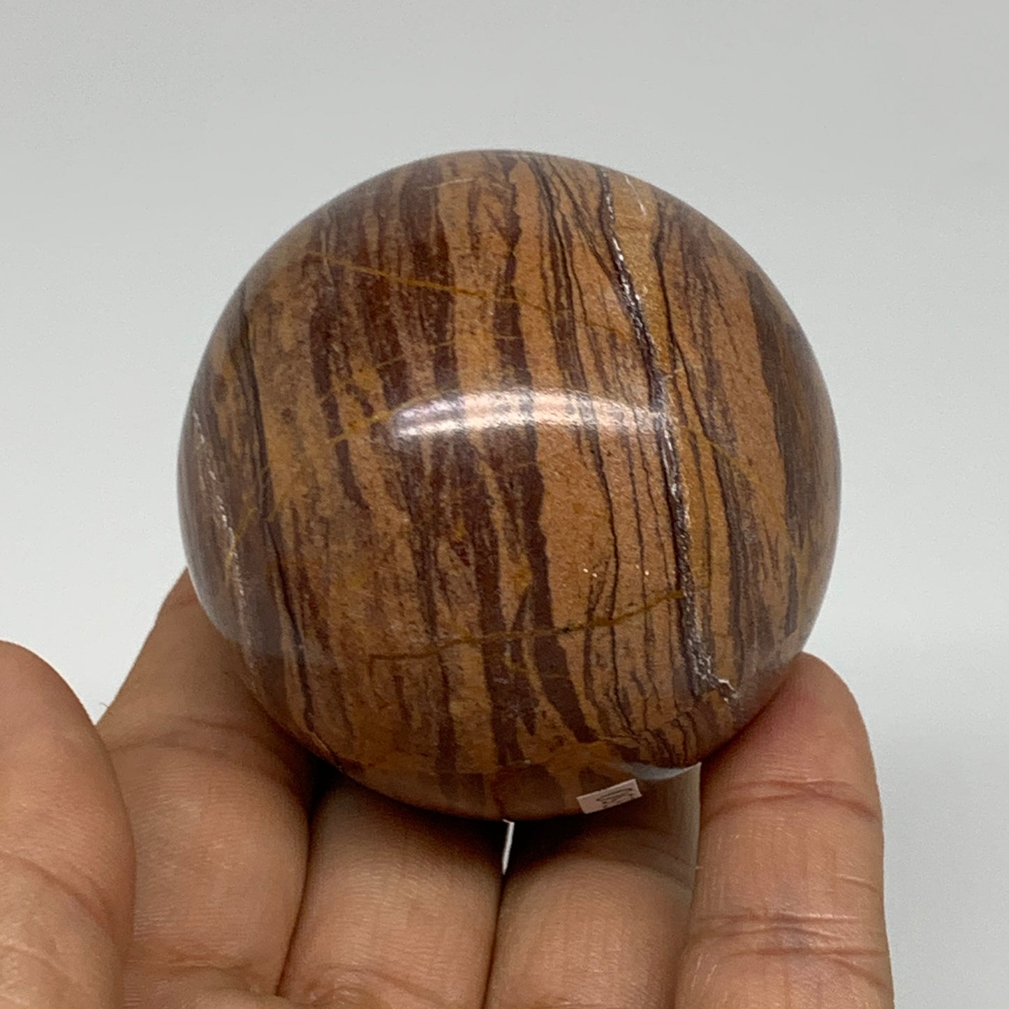 233.9g, 2.1"(54mm) Snakeskin Jasper Sphere Gemstone,Healing Crystal, B35350