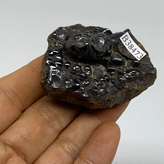 103.8g, 2.1"x1.5"x1.2", Rough Hematite Botryoidal Mineral Crystal, B38473