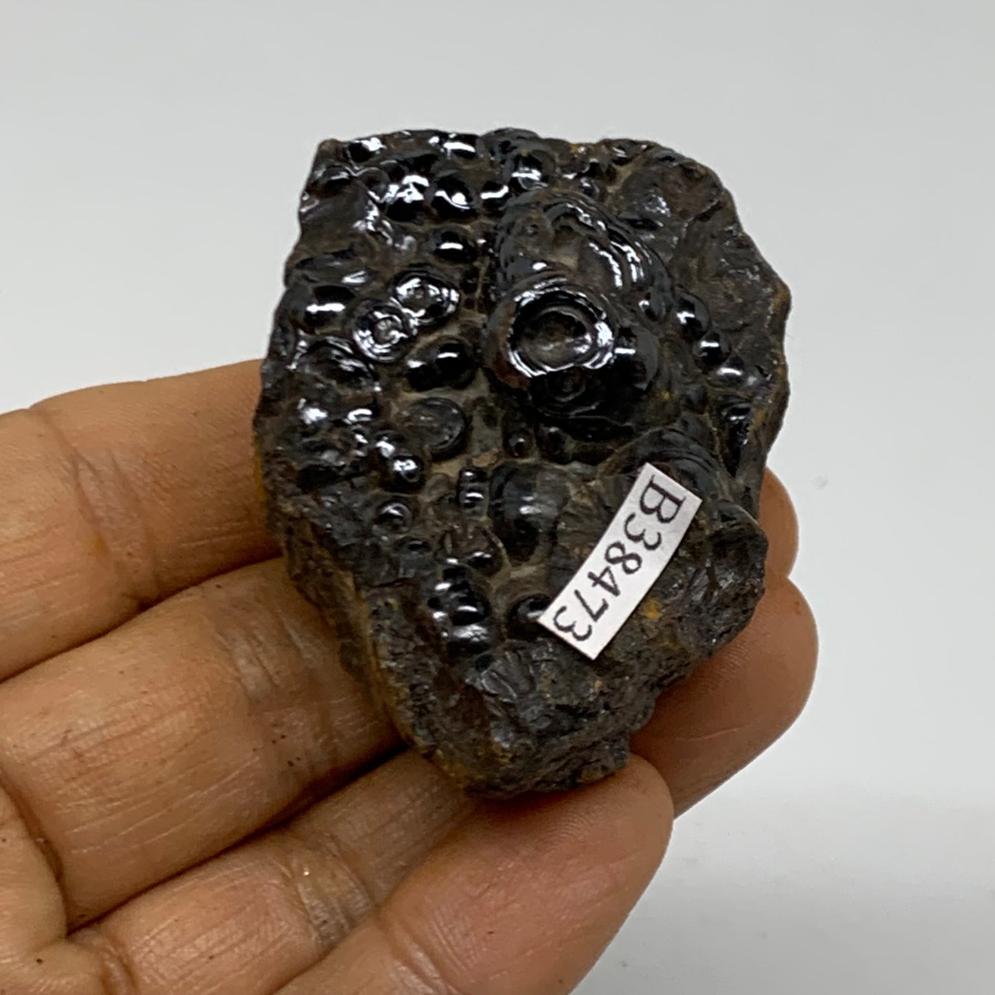 103.8g, 2.1"x1.5"x1.2", Rough Hematite Botryoidal Mineral Crystal, B38473