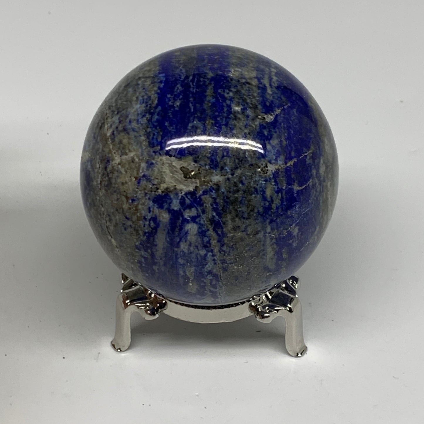 1.09 lbs, 2.7" (67mm), Lapis Lazuli Sphere Ball Gemstone @Afghanistan, B33222