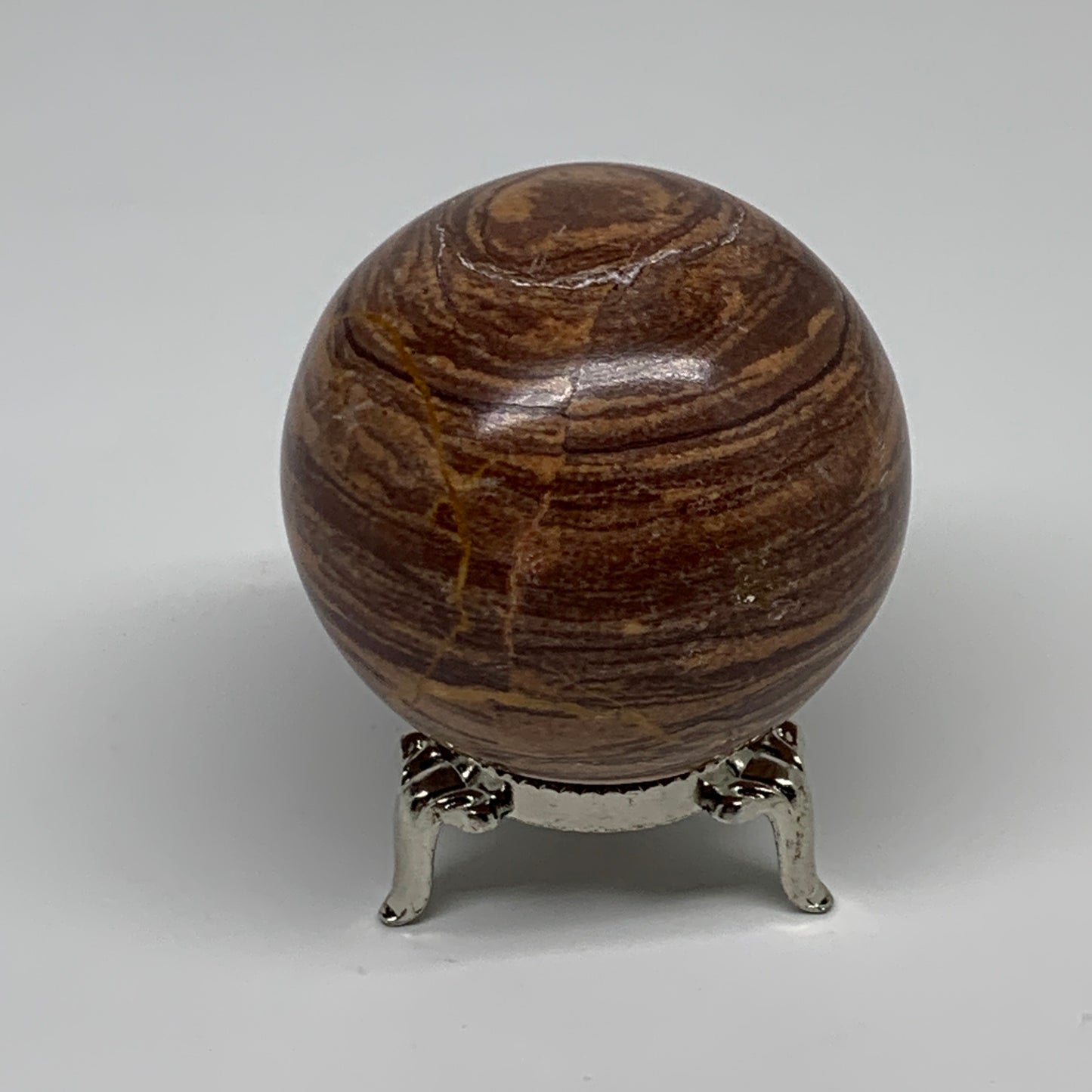 233.9g, 2.1"(54mm) Snakeskin Jasper Sphere Gemstone,Healing Crystal, B35350