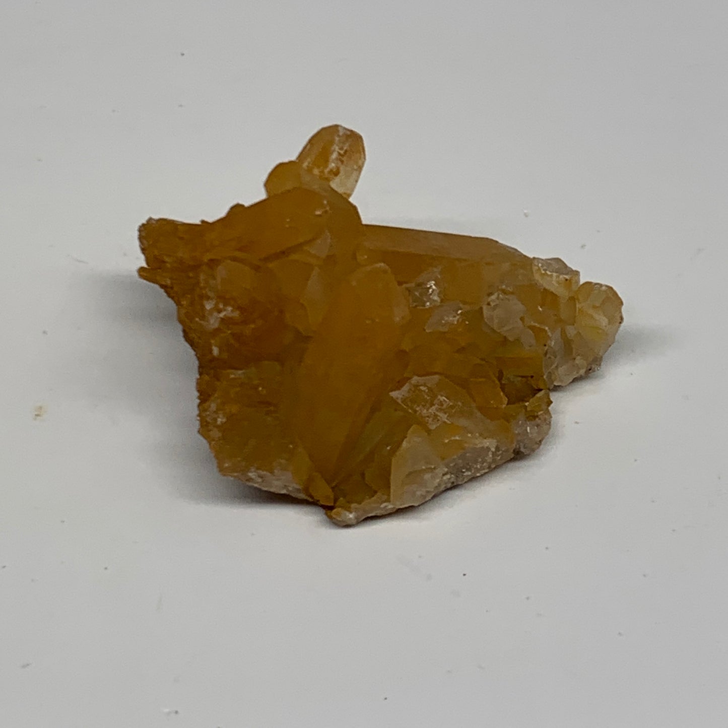 48.4g, 2"x1.9"x1.2", Orange Quartz Cluster Crystal Terminated @Brazil, B28932