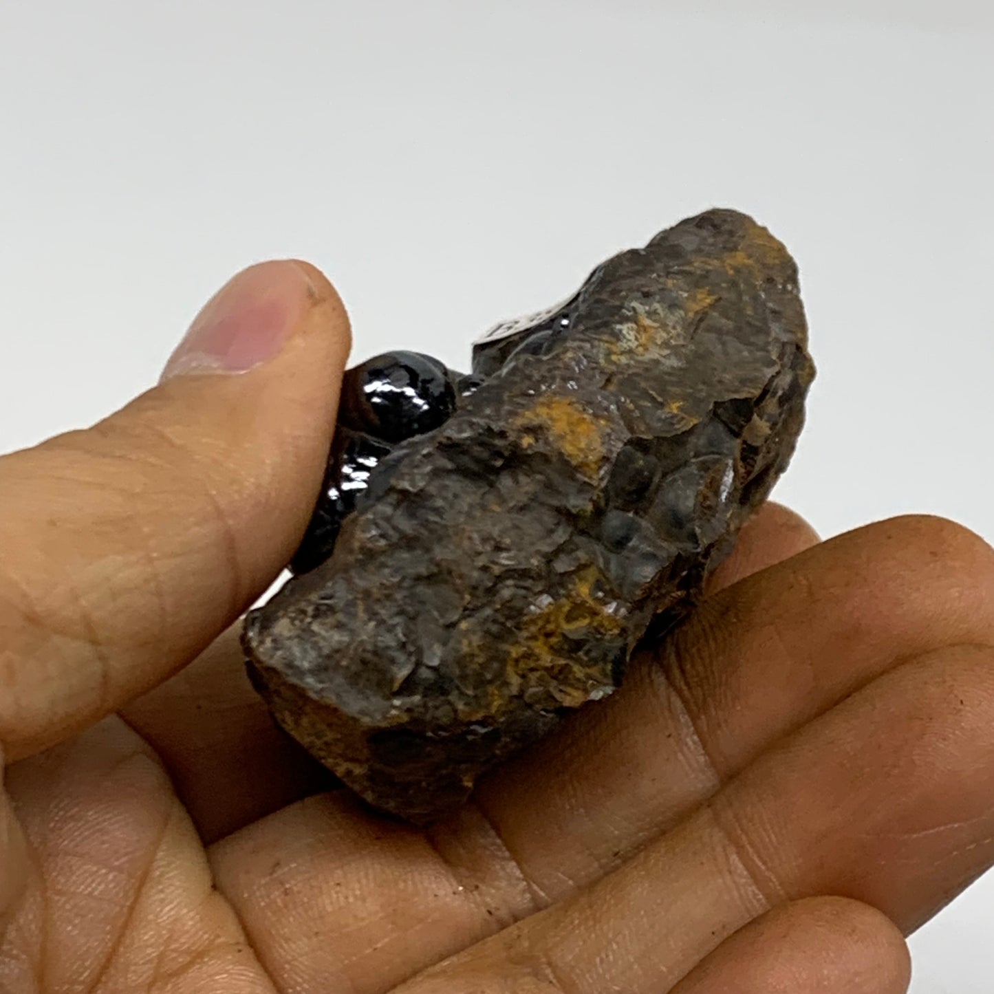 103.8g, 2.1"x1.5"x1.2", Rough Hematite Botryoidal Mineral Crystal, B38473