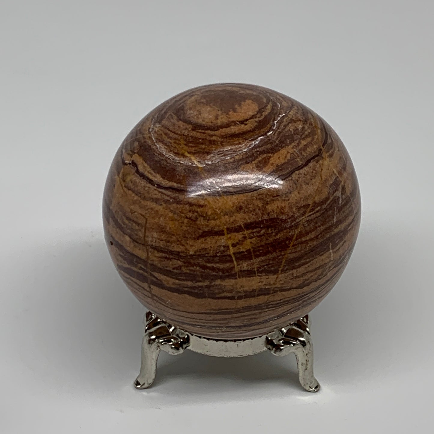 233.9g, 2.1"(54mm) Snakeskin Jasper Sphere Gemstone,Healing Crystal, B35350