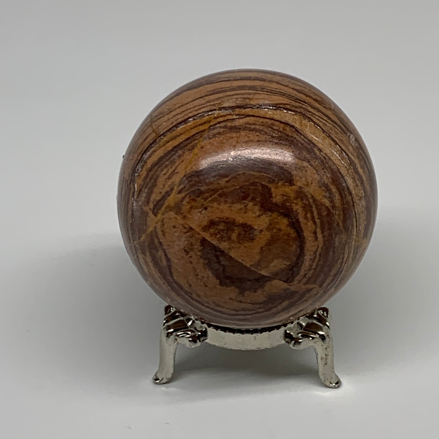 233.9g, 2.1"(54mm) Snakeskin Jasper Sphere Gemstone,Healing Crystal, B35350