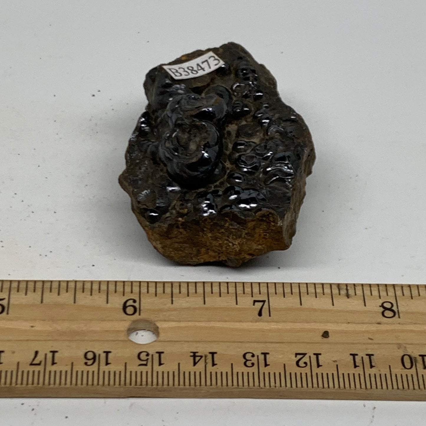 103.8g, 2.1"x1.5"x1.2", Rough Hematite Botryoidal Mineral Crystal, B38473