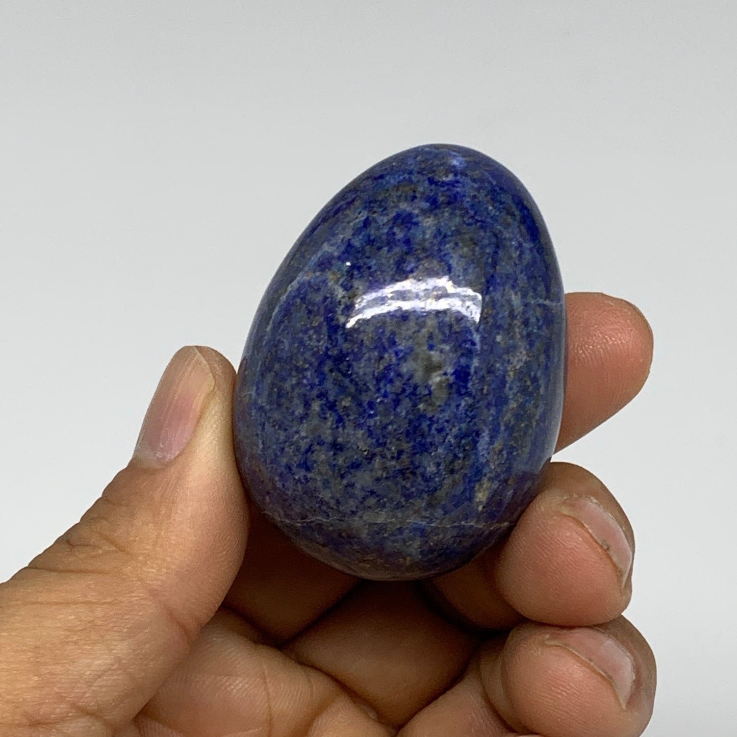 170.4g, 1.8"-1.9", 2pcs, Natural Lapis Lazuli Egg Polished @Afghanistan, B30405