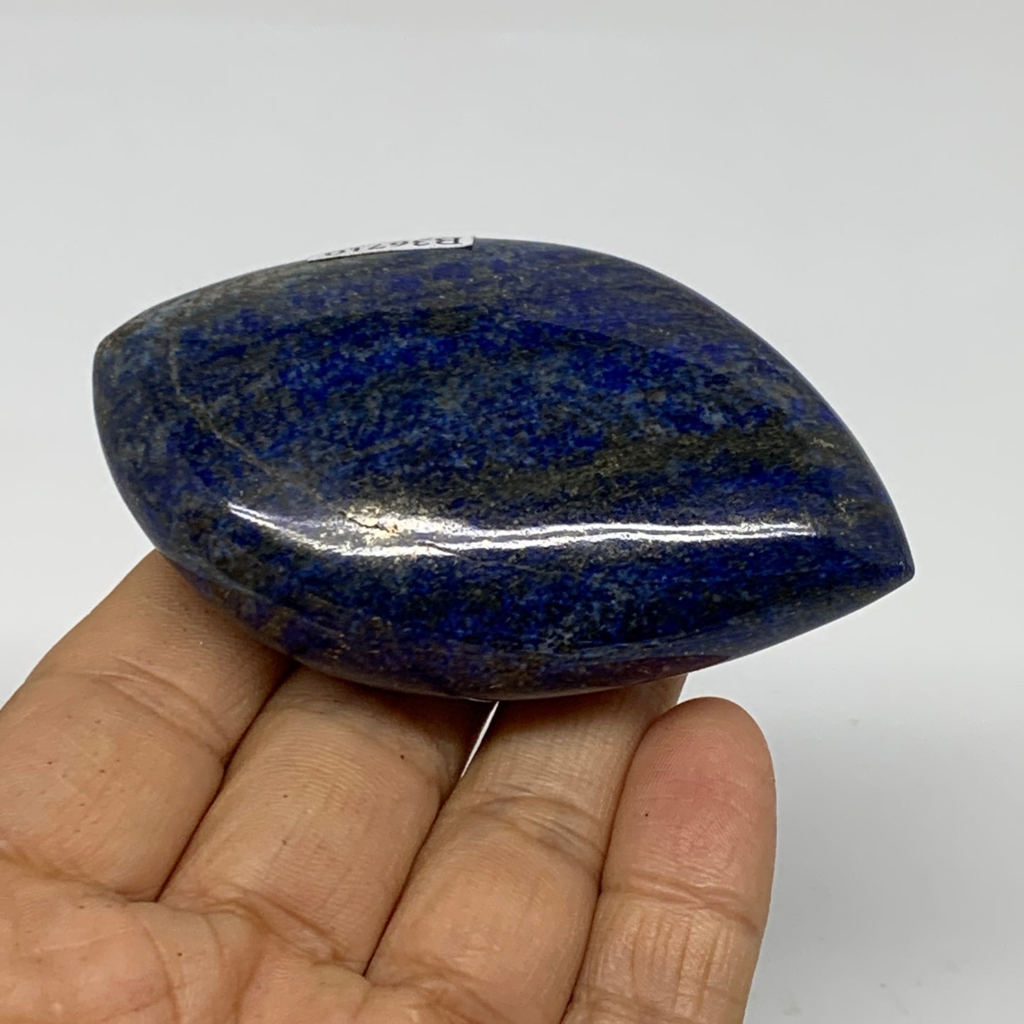 127.8g, 3"x1.8"x0.9", Natural Lapis Lazuli Palm Stone @Afghanistan, B36710