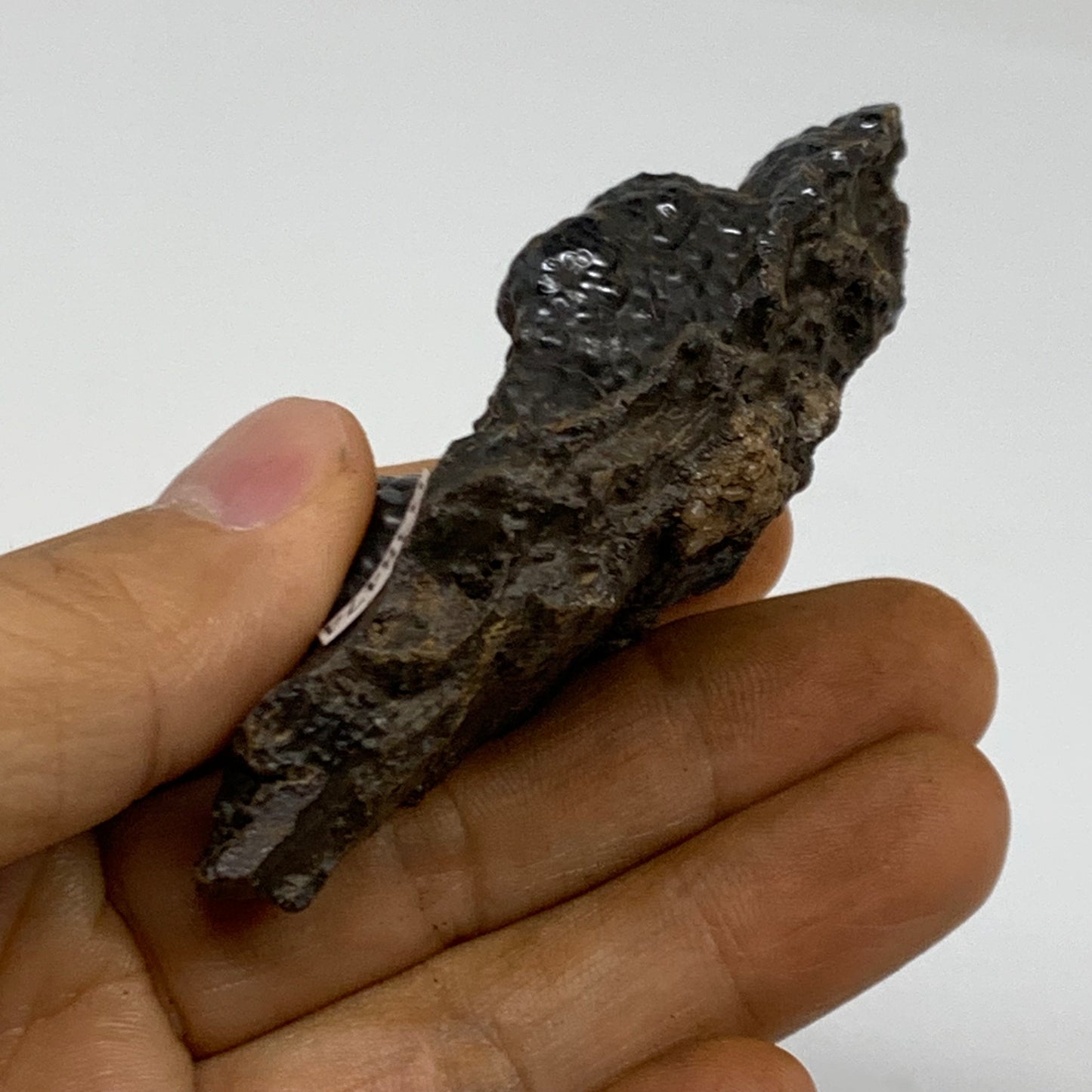 79.2g, 3"x1.4"x1", Rough Hematite Botryoidal Mineral Crystal, B38474