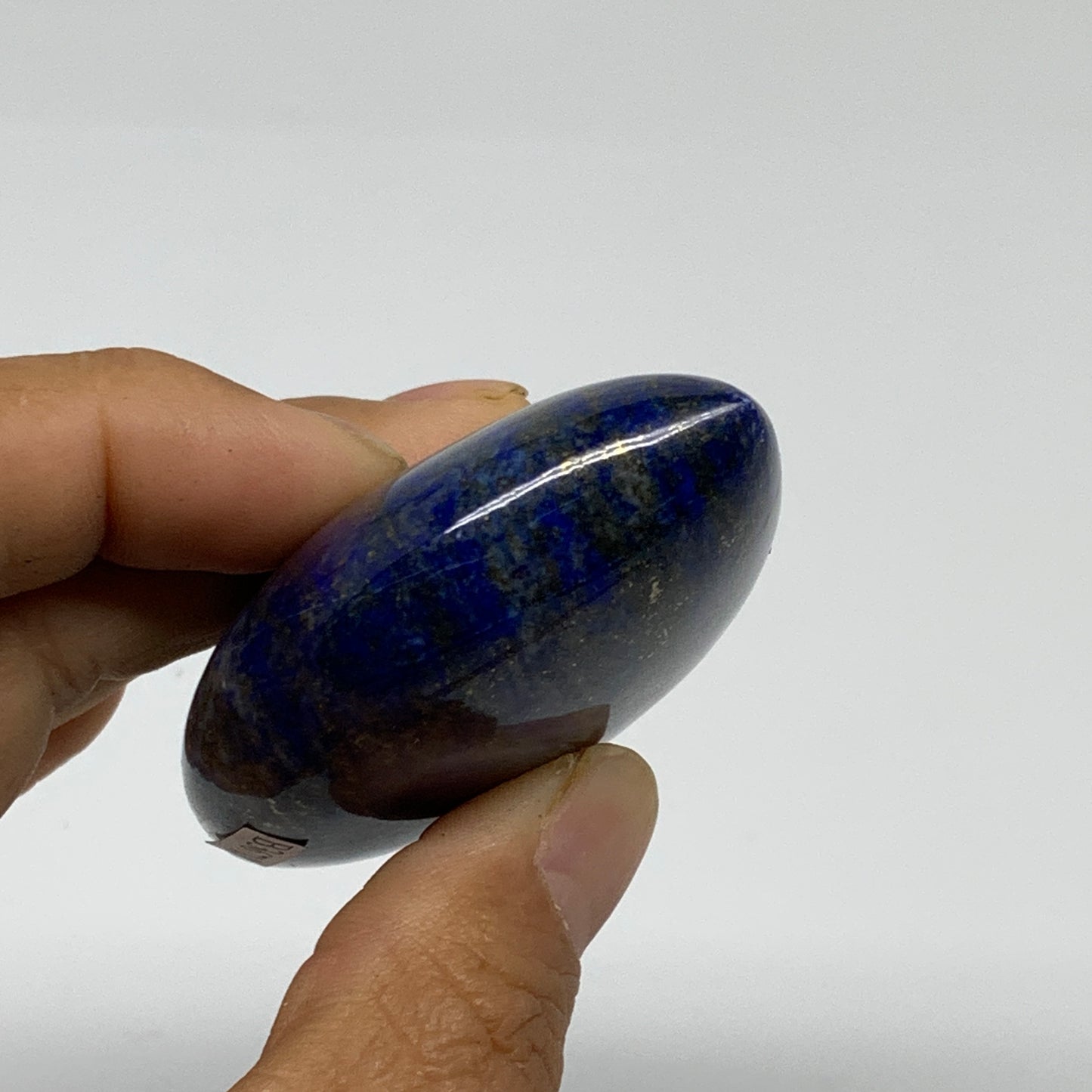 127.8g, 3"x1.8"x0.9", Natural Lapis Lazuli Palm Stone @Afghanistan, B36710