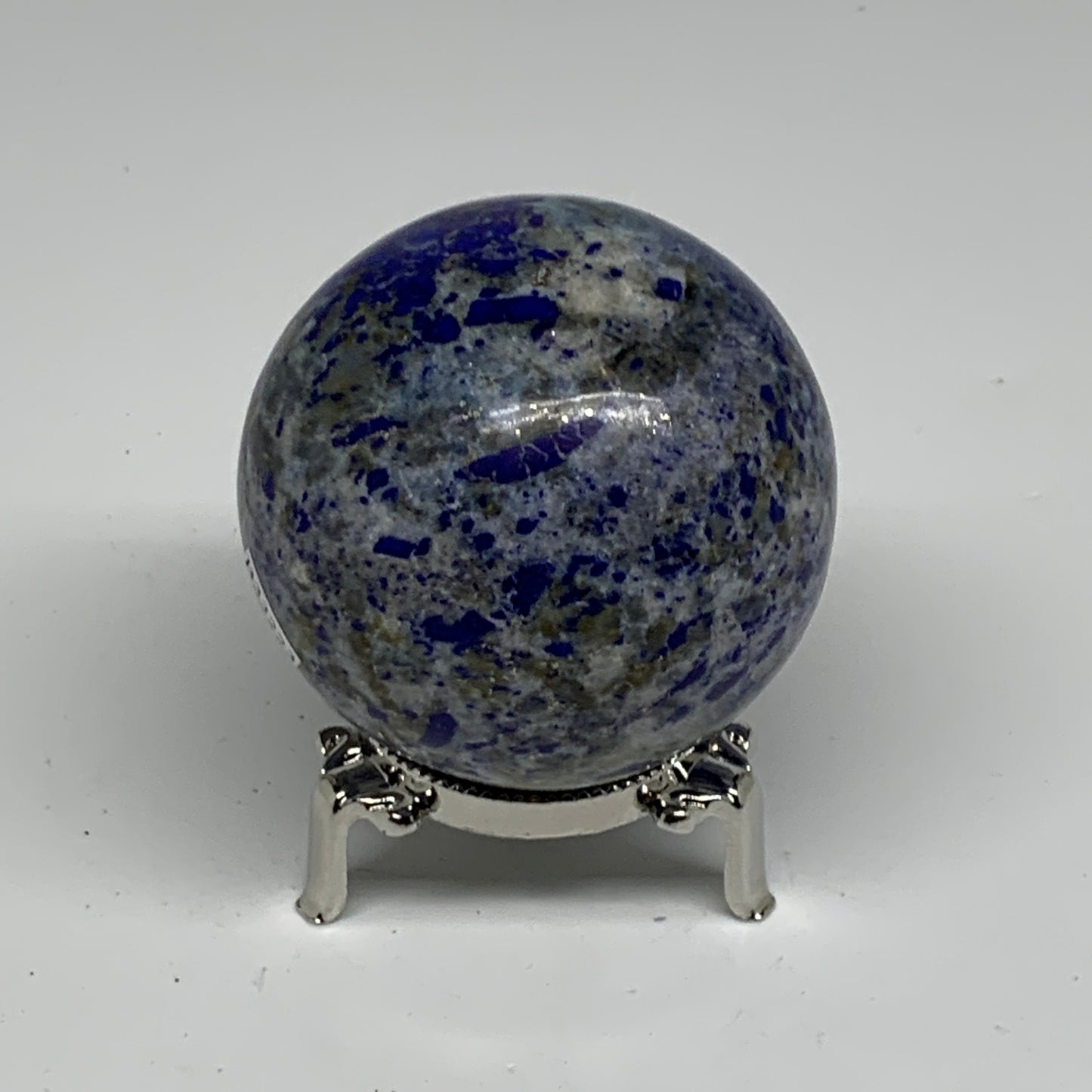 0.92 lbs, 2.6" (65mm), Lapis Lazuli Sphere Ball Gemstone @Afghanistan, B33223