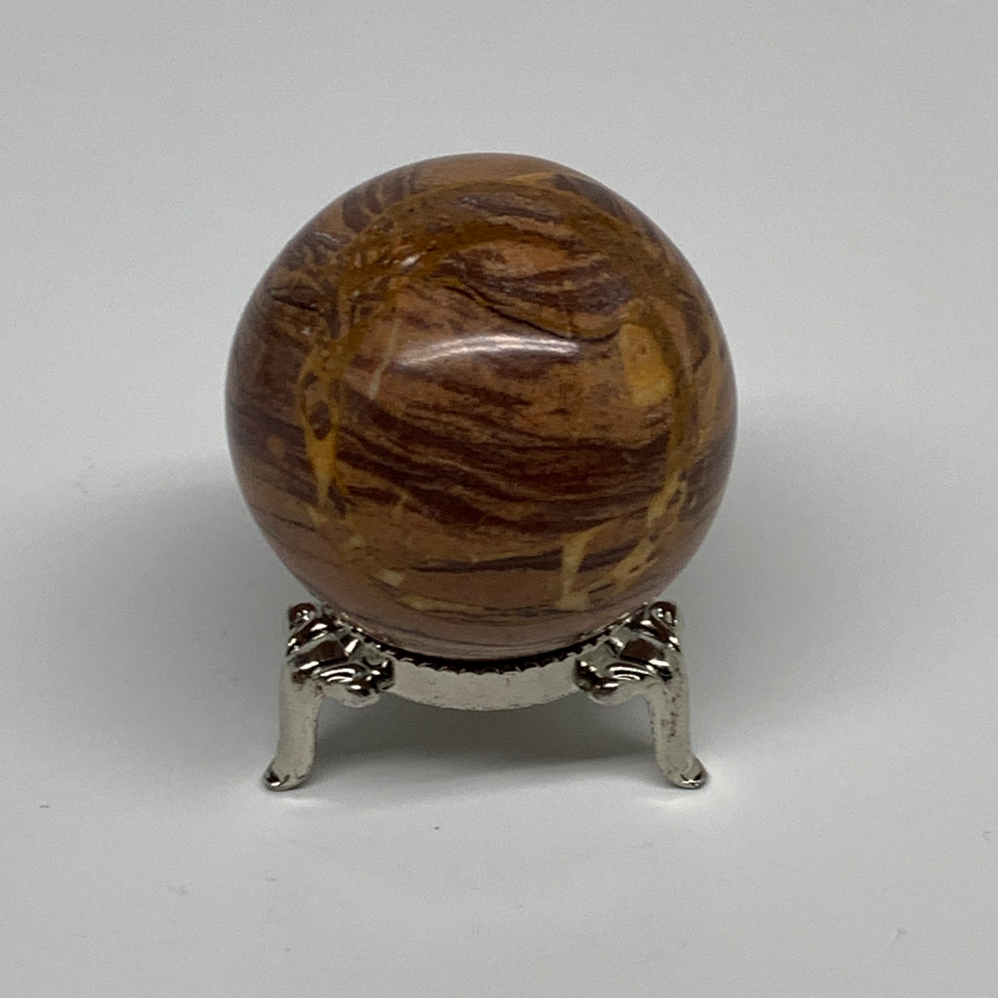 137.7g, 1.8"(45mm) Snakeskin Jasper Sphere Gemstone,Healing Crystal, B35351