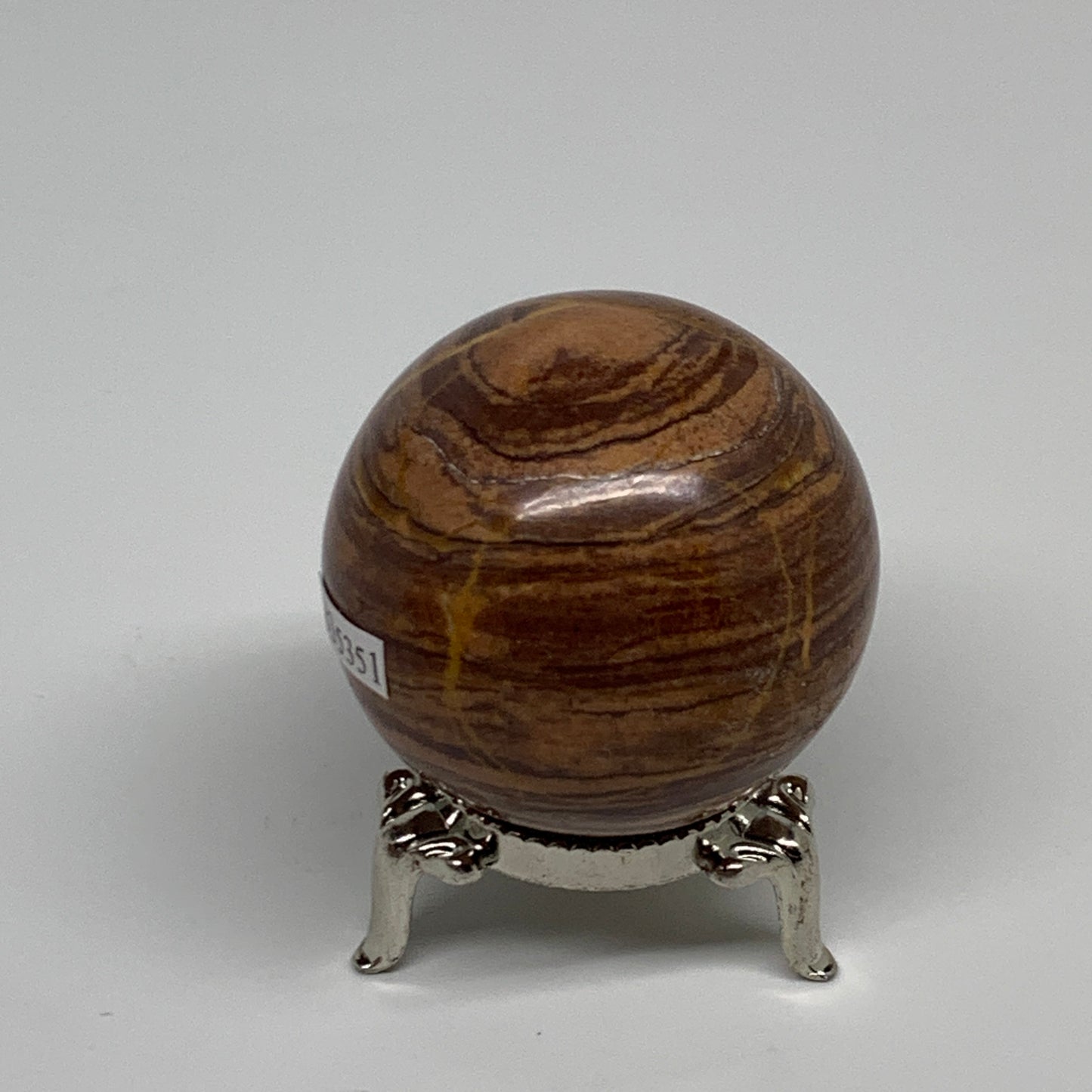 137.7g, 1.8"(45mm) Snakeskin Jasper Sphere Gemstone,Healing Crystal, B35351